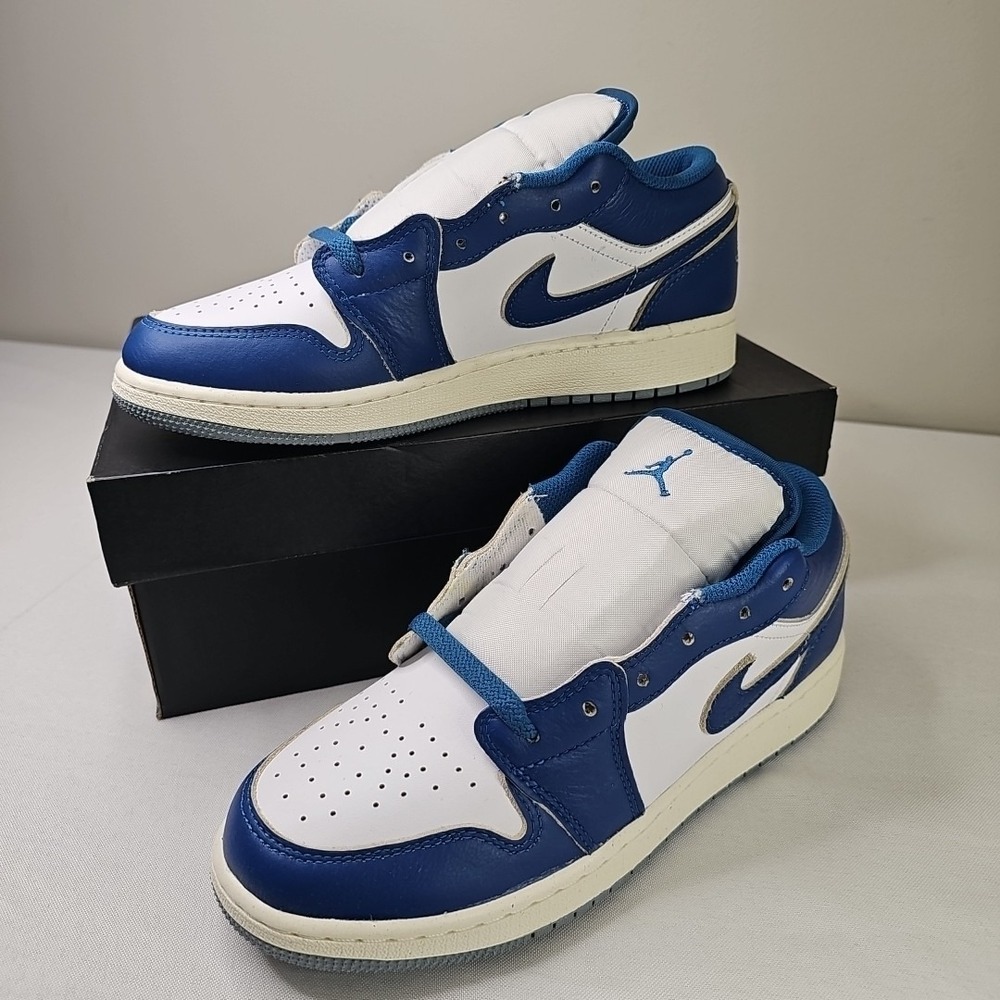 6y 7.5W Nike AIR Jordan 1 Low SE GS 'Industrial Blue' FN9137-141 Brand NEW